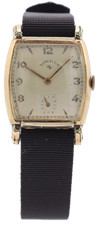 Vintage Lord Elgin Men's Mechanical Wristwatch 556 USA 14k Gold Filled
