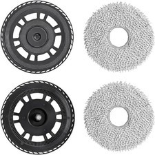 Wischtücher mit Ersatzhalterung für Dreame L10s Pro Ultra Heat, L20 Ultra, X40 U
