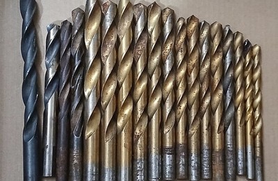 18pcs Twist Drill Bits, M35 Cobalt High-Speed Steel Drill Bit for Metal Mix Size