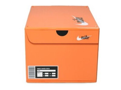 NIKE VINTAGE SHOES BOX China Shanghai Exclusive Orange Plastic