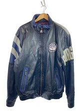 Starter Georgetown Hoyas/Leather Jacket Blouson/Xl/Leather/Blk 3514