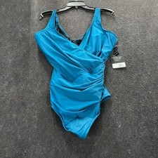 MIRACLESUIT DD-Cup Oceanus One Piece Swimsuit Women's Size 18 Aegean