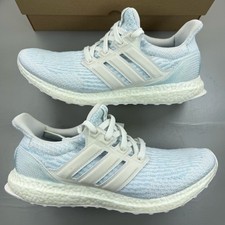 Adidas Ultra Boost 3.0 Size UK 9.5 Parley Ice Blue White Men's Trainers CP9685