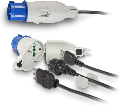 FANTON 73020 Adattatore industriale OPTIMUS da spina 2P+T a 1 presa CEE 2P+T...  - Photo 1/5