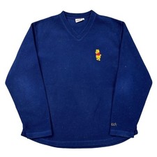 Vintage Disney Sweatshirt Winnie Puuh Retro Pullover Blau Herren Large