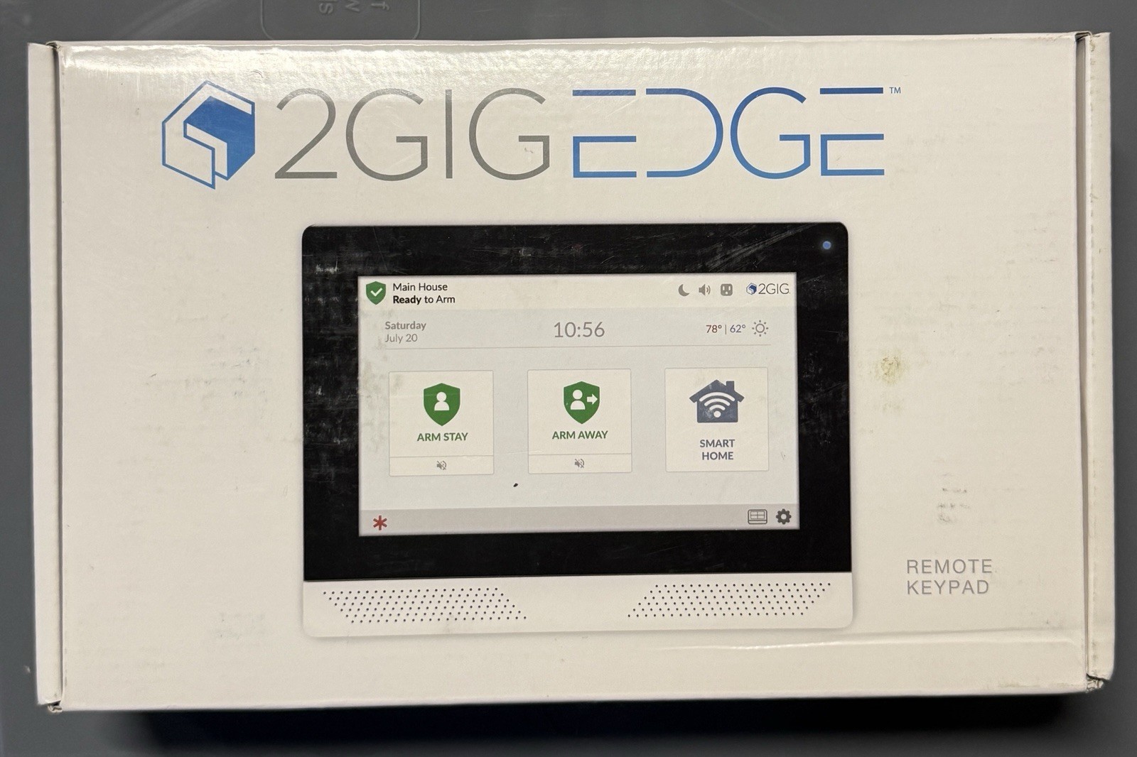 2GIG-EDG-RK Edge Remote Keypad, Wireless Secondary Touchscre
