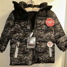 zeroxposur boys jacket Size 5/6 Camo/black