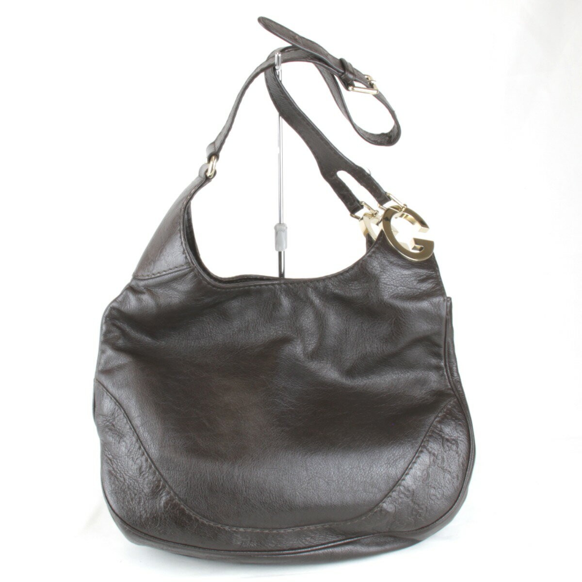 GUCCI 203503 486628 Leather Shoulder Bag Brown Authentic Preowned From Japan thumbnail 13