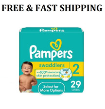 Pampers Swaddlers Diapers, Size 2, 29 CT
