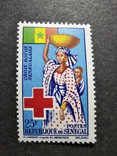 Stamp Senegal La Cross Red N&deg; 234 New Luxury MNH 1963