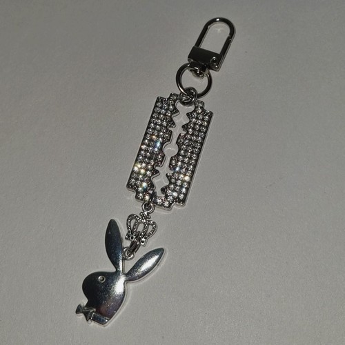 Playboy Gyaru Trashycore Bag Charm Keyring - Picture 3 of 7