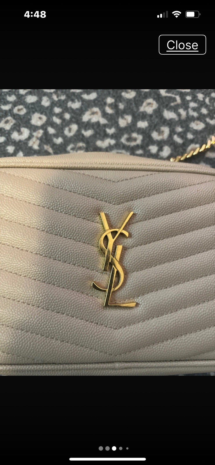 YSL Monogram Leather Crossbody Bag for Women-image