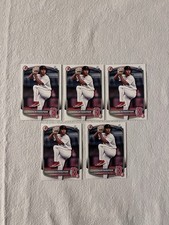 7x 2025 Bowman Draft Kyson Witherspoon 1st Paper Card Lot - Boston Red Sox RC