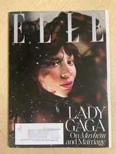 february 2025 ELLE magazine Lady Gaga on cover on Mayhem & Marriage