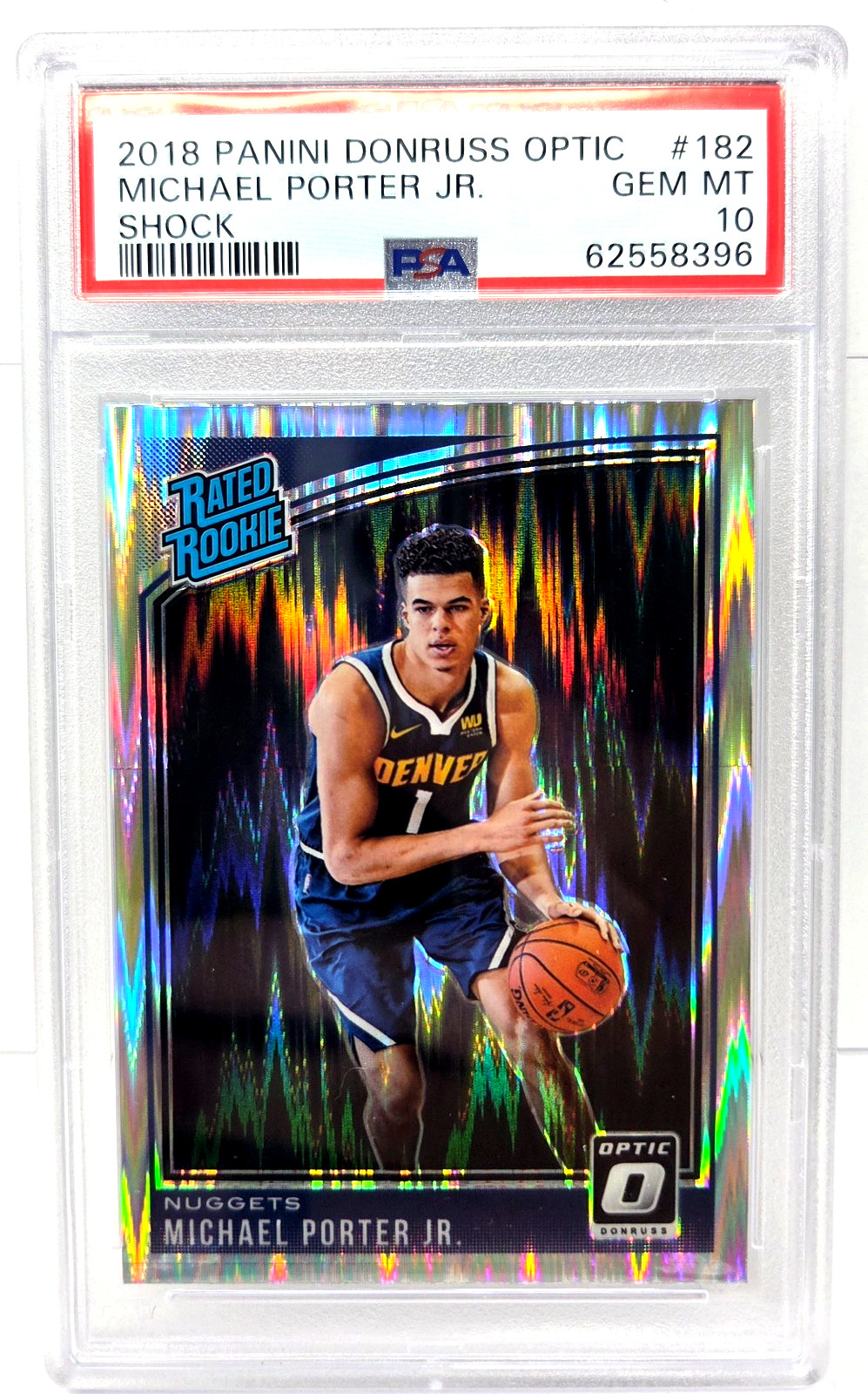 2018 Optic Rated Rookie Shock MICHAEL PORTER JR RC Rookie Card PSA 10 GEM MINT