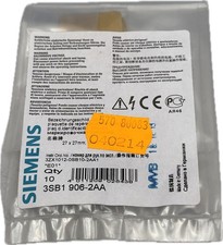 10x Siemens Identification Plate 3SB1 906-2AA