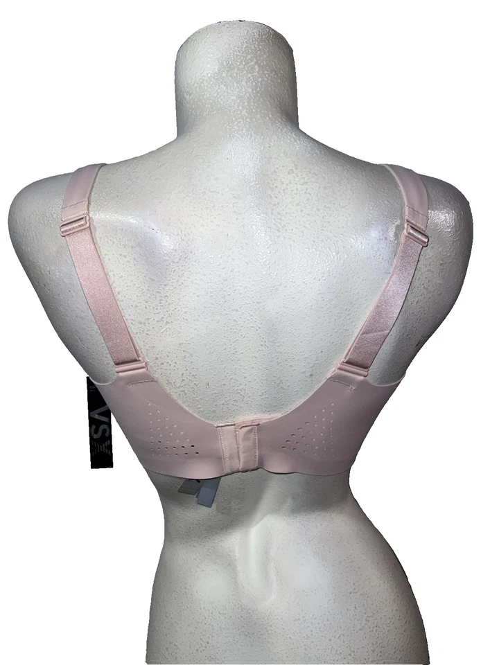 Nuevo Sujetador Deportivo Victorias Secret 36DD Rosa Peso Pluma Alto Soporte Turbo Mecha Foto 4 de 4