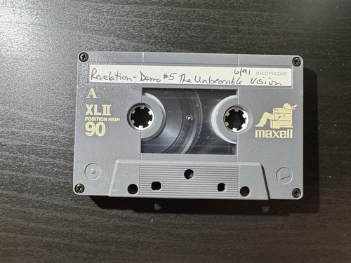 REVELATION The Unbearable Vision DEMO Tape Cassette 1991 Doom Metal - Picture 4 of 6