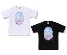A BATHING APE Men's SAKURA PHOTO APE HEAD TEE 1M20110011