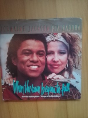 Jermaine Jackson -When the Rain begins to fall, 7'' Single Vinyl-/ 1.Pressung Ger