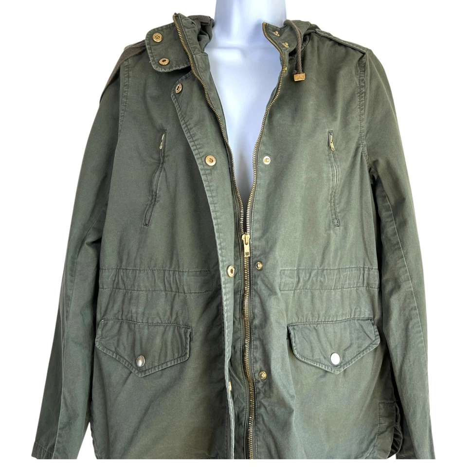 Chaqueta ligera de inspiración militar Love Tree para mujer talla L ropa de calle Y2K Foto 3 de 4