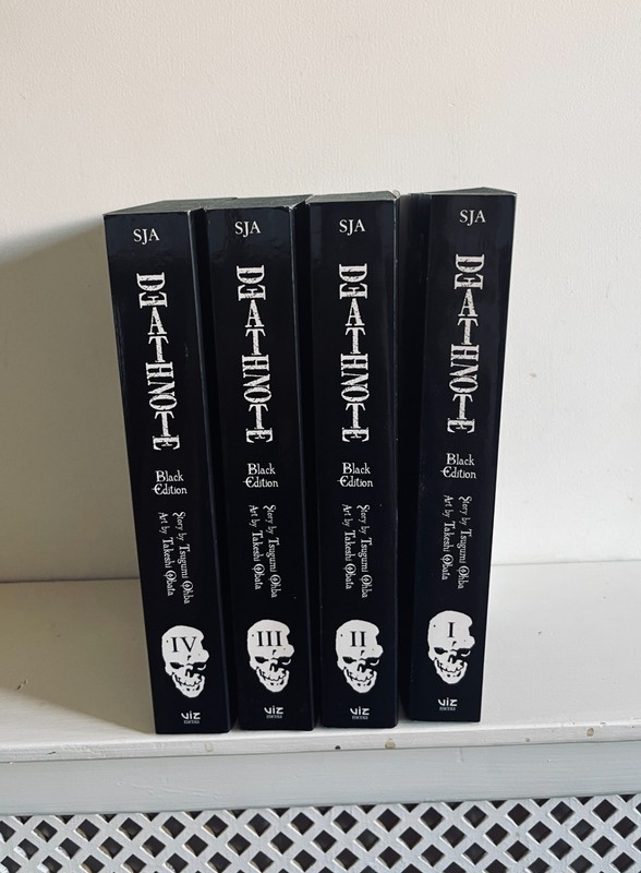 Death Note Black Edition Manga Volumes 1-4 (ENGLISH)
