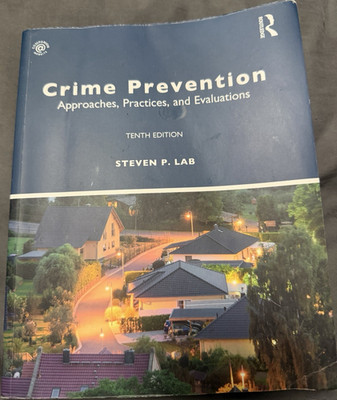 Routledge Crime Prevention 10th Ed Paperback 2019 Steven P. Lab Textbook