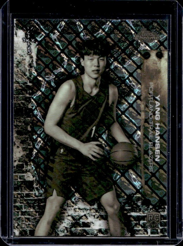2025-26 Topps Chrome x Cactus Jack Yang Hansen RC Refractor LogoFractor #76