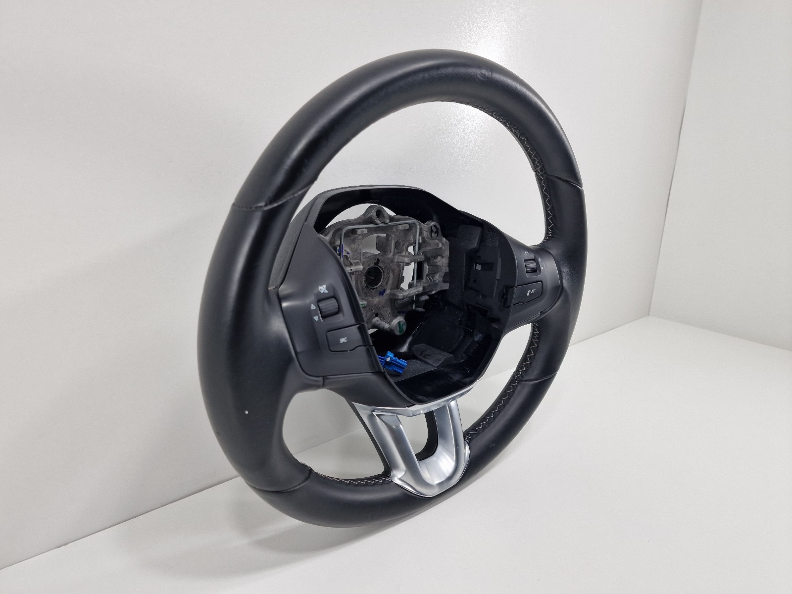 Volante Multifunzione in Pelle Peugeot 208 2012-2019 Usato Originale 014 - Miniatura 2