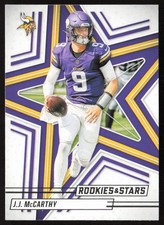 J.J. McCarthy 2025 Panini Rookies & Stars #74 Minnesota Vikings