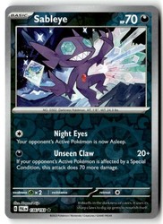 Sableye 136/193 Paldea Evolved Reverse Holo
