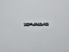 1988-1996 PONTIAC GRAND AM 16 VALVE SIDE EMBLEM BADGE FENDER NAMEPLATE OEM 