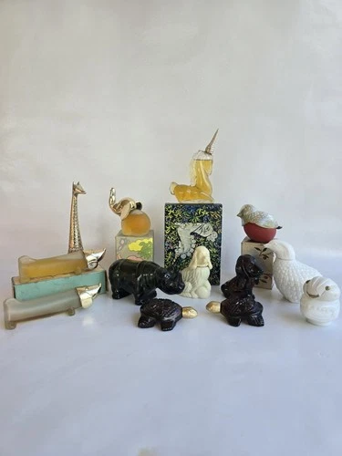 Vintage Avon Animal Figurine & Bottle Lot | Glass & Milk Glass Collectibles