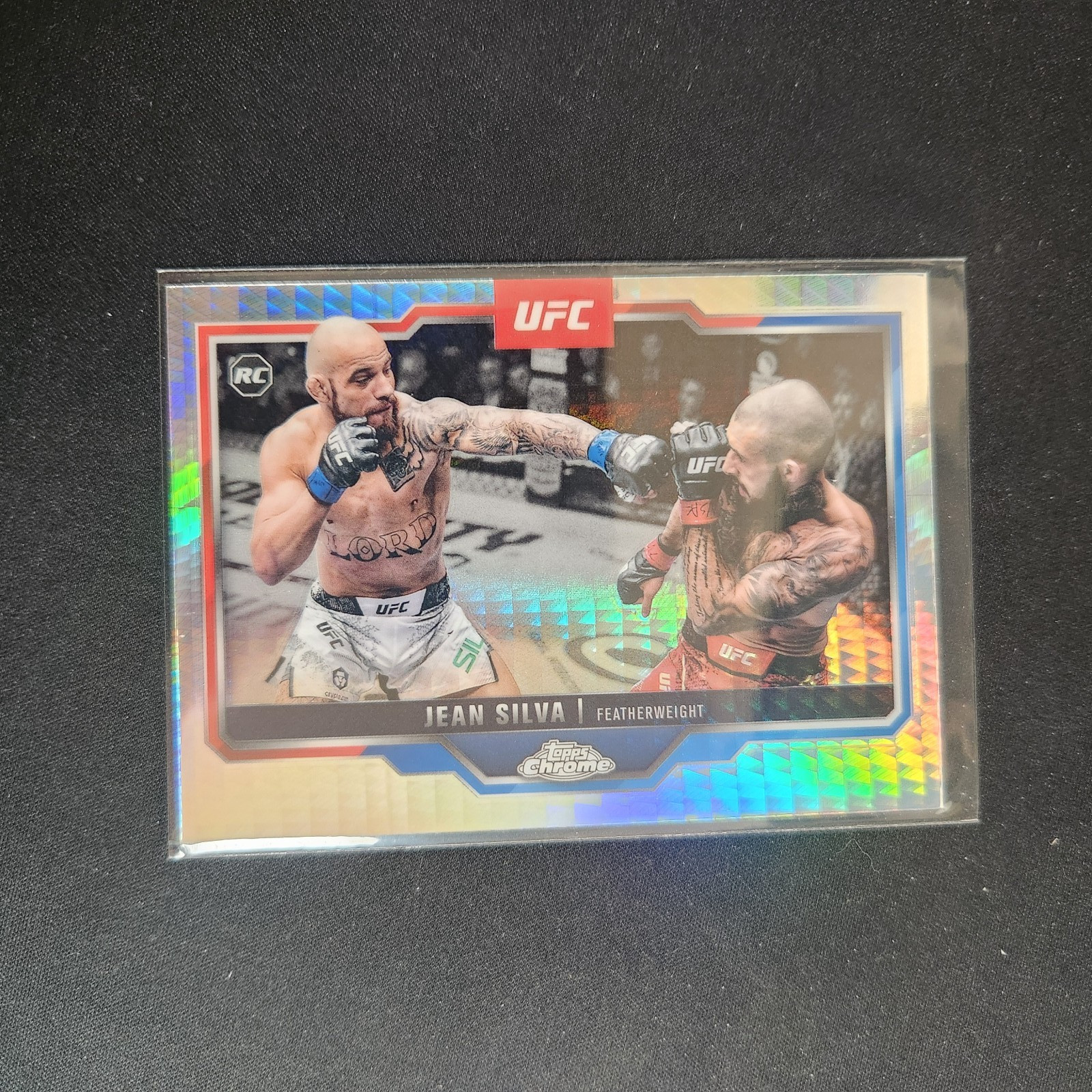 2025 Topps Chrome UFC Jean Silva #56 Prism Refractor Rookie RC     L57
