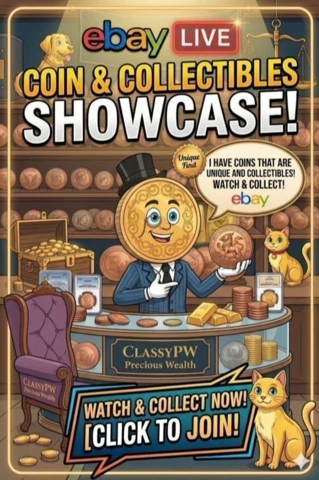 Premium Silver, Copper, and Gold Collectibles & Coins