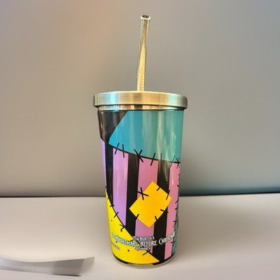 The Nightmare Before Christmas Sally Patchwork Stainless Steel Tumbler w/Straw