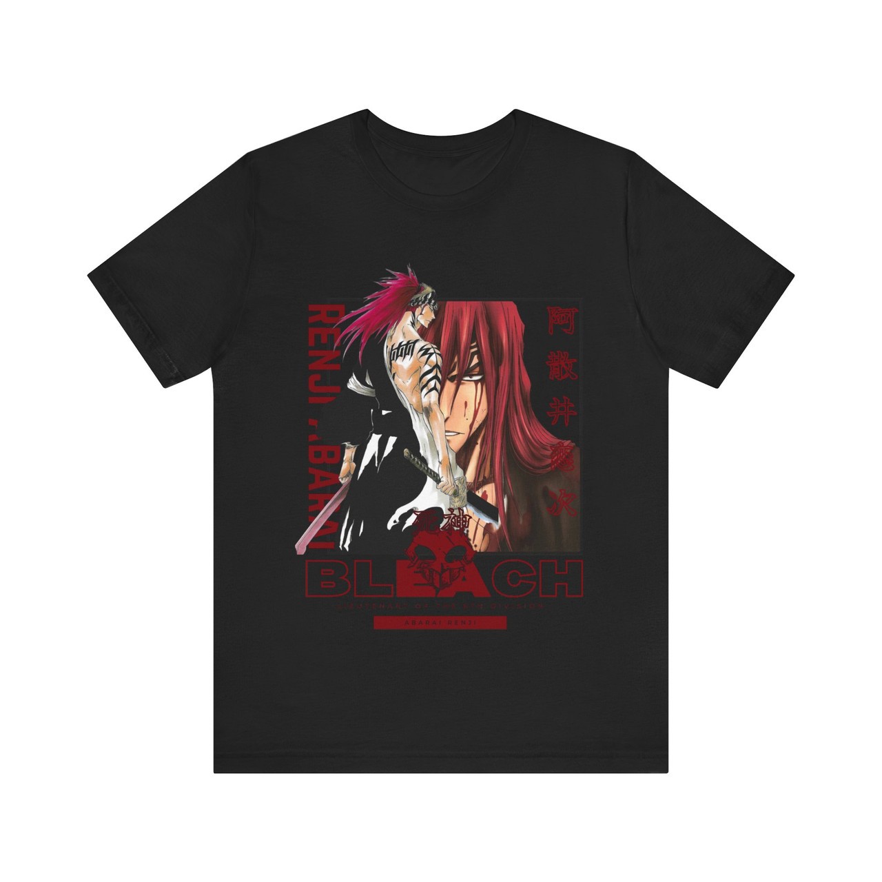 Anime Bleach Renji  T-Shirt Size S-5XL, Gift To Friends