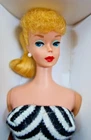Vintage #5 Blonde Ponytail Barbie Doll Orig SS Mules Repr BOX Std No Green BIN!