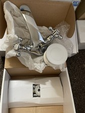 Monoblock Basin Mixer with Pop-up waste in chrome. Used. 10mm tails