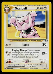 Granbull 37/111 Uncommon Neo Genesis Pokemon Card