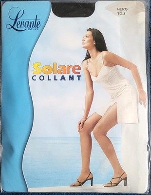 Ultradünne Feinstrumpfhose Levante Solare Collant 6 DEN, Gr.3 (L), Schwarz, OVP