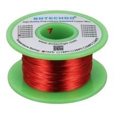 BNTECHGO 28 AWG Magnet Wire - Enameled Copper Wire - Enameled Magnet Winding Wir