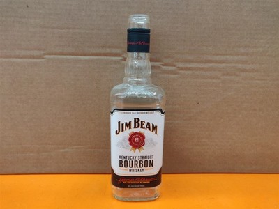       EMPTY 750mL Jim Beam Kentucky Straight Bourbon Whiskey Bottle