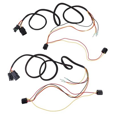 2PC Headlight Wiring Harness For Peterbilt 378 88-07, 379 127 BBC /119 BBC 97-07