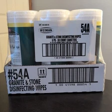 6 Pack Lot Weiman Granite and Stone 30 ct ea Quartz Granite Marble Spring Garden