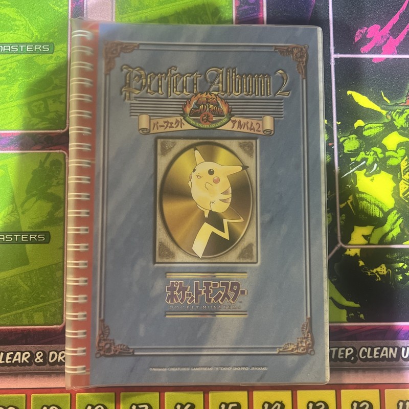 Pokemon Legend Kai Perfect Album 2 Sticker booklet no stickers in book clean