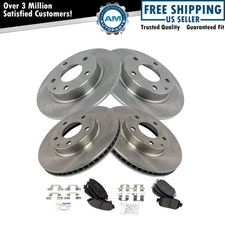 Front & Rear Brake Pad & Rotor Kit Ceramic Fits 2019 Mazda CX-3