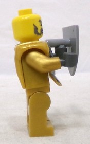 LEGO Castle 7079 Drawbridge Defense cas415 Gold Knight Minifigure incomplete
