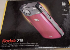 Kodak Zi8 Compact HD Pocket Video Camcorder Black Tested