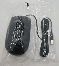 Black Dell Wired USB Mouse MS116c 0DMV3P NEW/SEALED M2